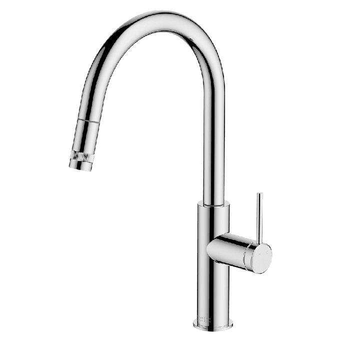 Abey Gareth Ashton Poco Pull Out Kitchen Mixer - Chrome